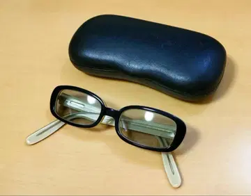 하쿠산 안경점 안경 블랙 베이지