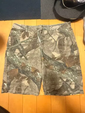 남성용 리얼트리 패턴 숏팬츠 하프 팬츠