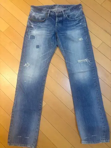 HYSTERIC GLAMOUR 작은 창 데님 팬츠