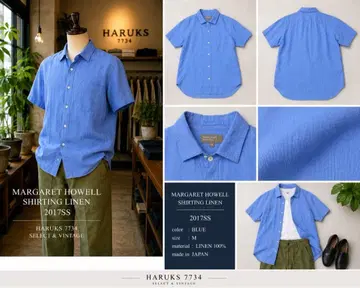 MARGARET HOWELL 17SS SHIRTING LINEN M