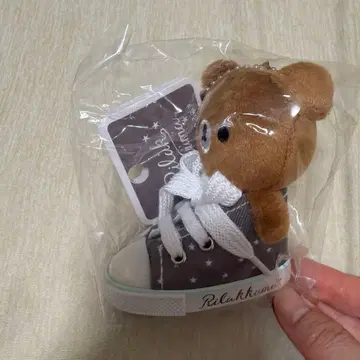 리락쿠마 스니커즈에 들어간 차이로이코구마 매달린 봉제 인형 새상품