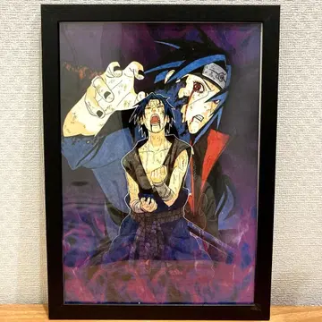 NARUTO 우치하 사스케 우치하 이타치 벽걸이 A4