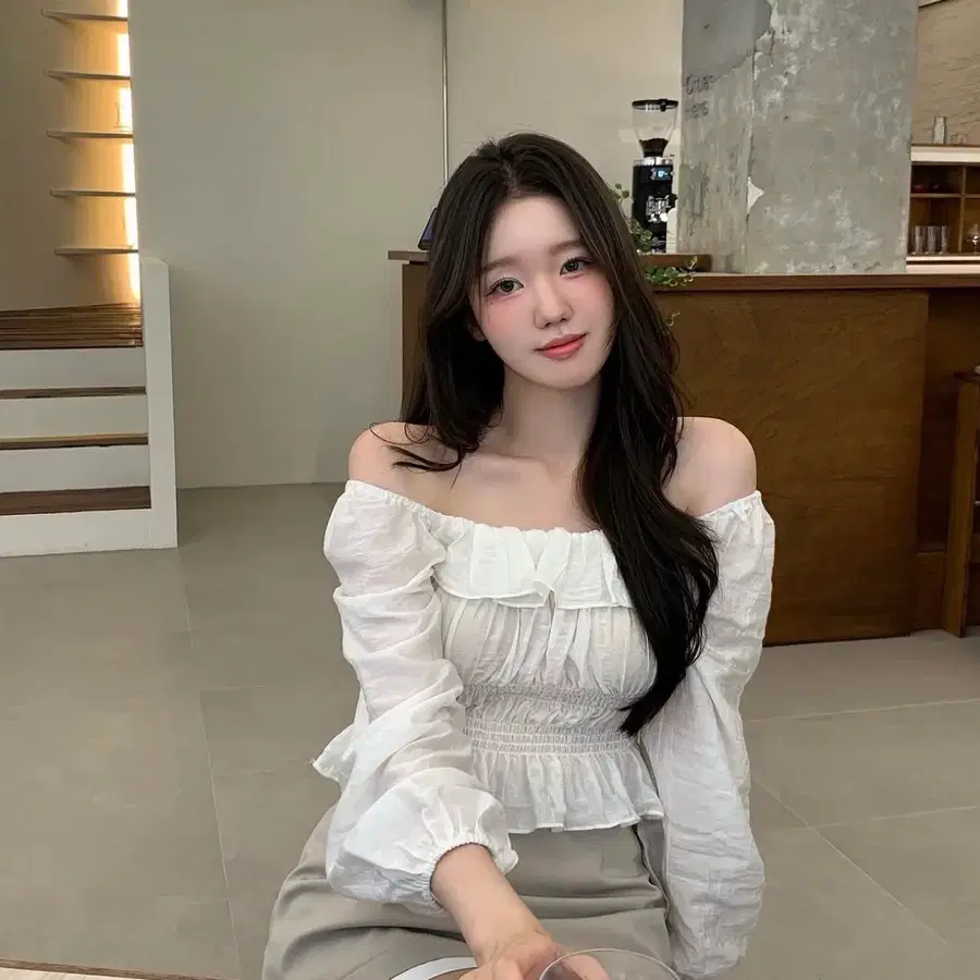 르브아 비앙코 블라우스