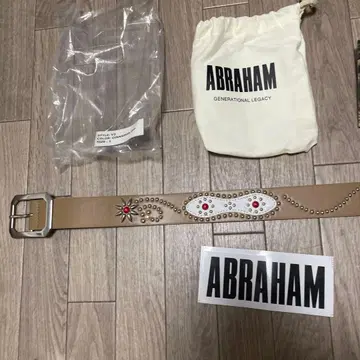 ABRAHAM 스터드 벨트 V2 Cinnamon