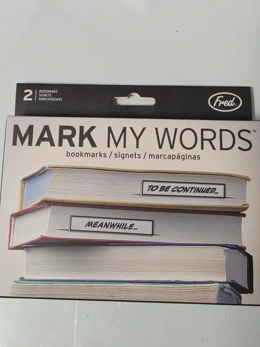 더캑터스 프레드 Fred MARK MY WORDS 책갈피 판매