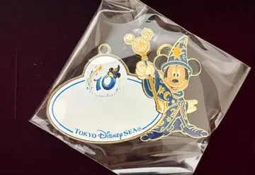 디즈니 씨 10주년 네임 택 참 키체인 30주년