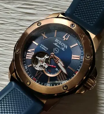 [ 작동품 ] BULOVA 브로바 Marine Star 마린스타 자동 와인딩