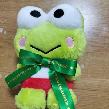 케로케로케로피 캐릭터 대상 로고 리본 봉제 인형