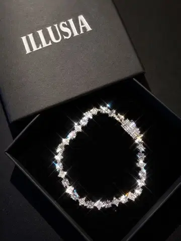 [ 미사용 ] ILLUSIA iced out 지르코니아 CZ 남성용 여성용