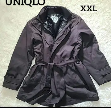 UNIQLO 트렌치코트 다크 브라운 XXL