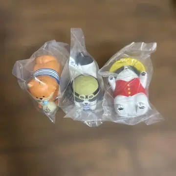 가챠가챠 화난 빅 원피스 강아지 3세트