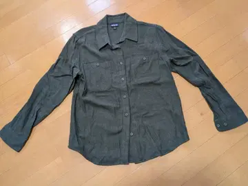 Patagonia 파타고니아 오가닉 코튼 긴팔 다크 올리브
