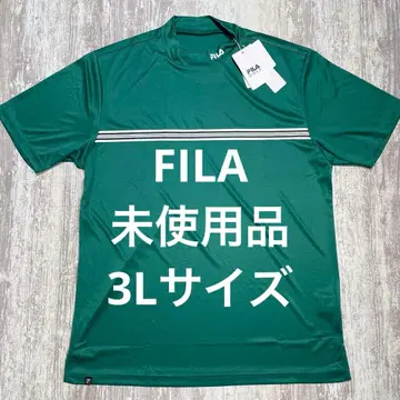 FILA 골프웨어 반팔 모크넥 셔츠 3L 사이즈 그린