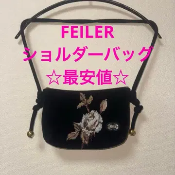 최저가 FEILER 페이러 로자 소아베 숄더백 장미 블랙