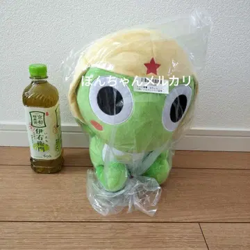 익명 배송 미개봉 새상품 택 포함 개구리 중사 케로로 엄청 폭신 봉제 인형