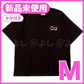 9090 y2k 로고 티 블랙 핑크 티셔츠 반팔