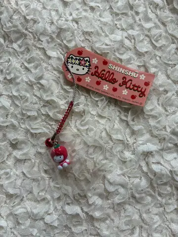 지역 한정 키티 신슈 사과 매달이 스트랩