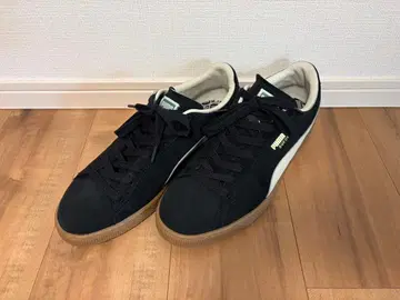 PUMA SUEDE 블랙 검솔 28.5
