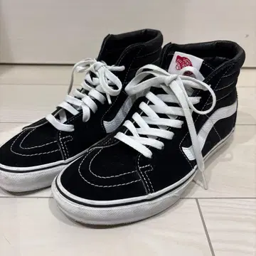 VANS SK8-HI 블랙 화이트 25cm