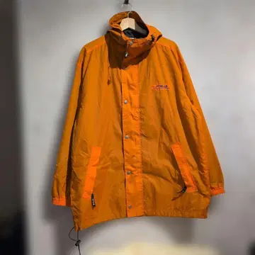 90s FILA 나일론 자켓 오렌지 립스탑 빈티지