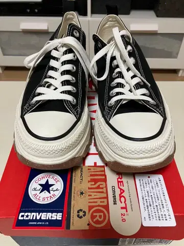 Converse All Star R OX 블랙 스니커즈