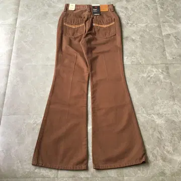 새상품 Leivis 70s High Flare W24 데님 팬츠 브라운
