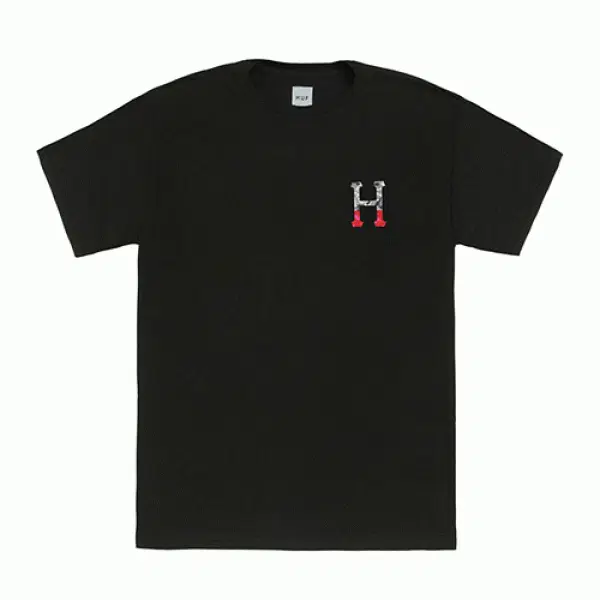 [새상품] 허프 티셔츠 S사이즈 CLASSIC H DIPPED CAMO SS TEE - BLK