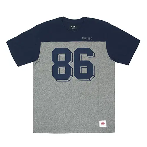[새상품] 허프 티셔츠 S사이즈 FRANCO S/S FOOTBALL JERSEY-NAVY