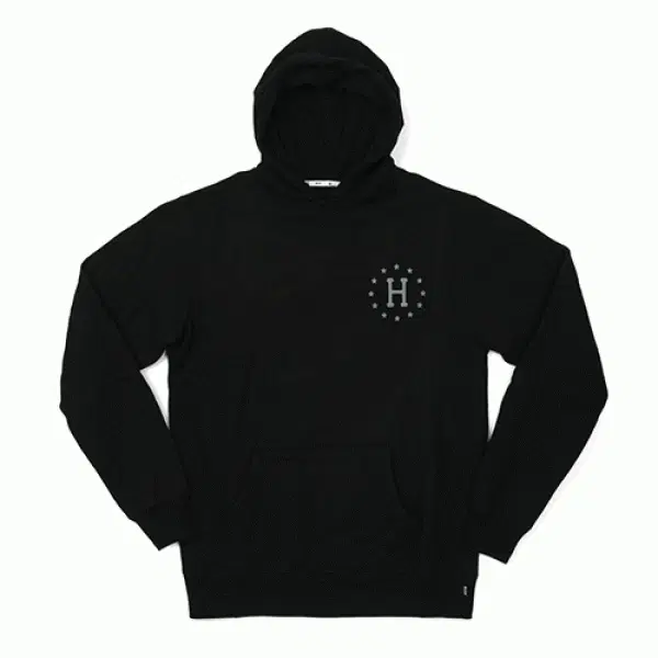 [새상품] 허프 스웨트/니트 M사이즈 GALAXY CLASSIC H PULLOVER-BLK
