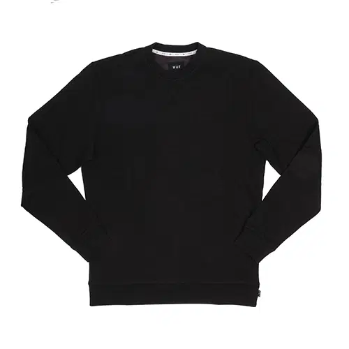 [새상품] 허프 스웨트/니트 S사이즈 HUF CADET CREW-BLK