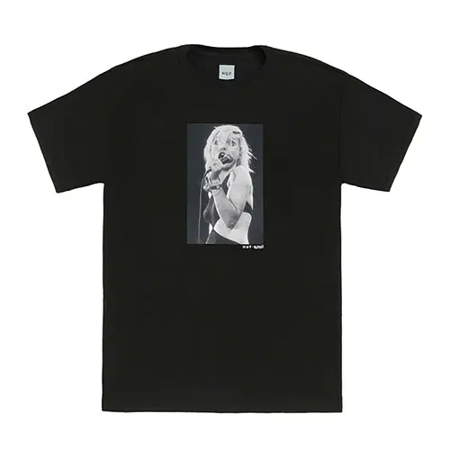 [새상품] 허프 티셔츠 S사이즈 HUF X BLONDIE LIVE SS TEE-BLK