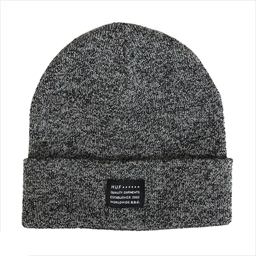 [새상품] 허프 비니 MIXED YARN BEANIE-BLK