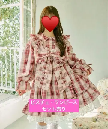 쿠틸과 레트로 모듬 티어드 리본 미니 원피스 체크 리본 뷔스티에