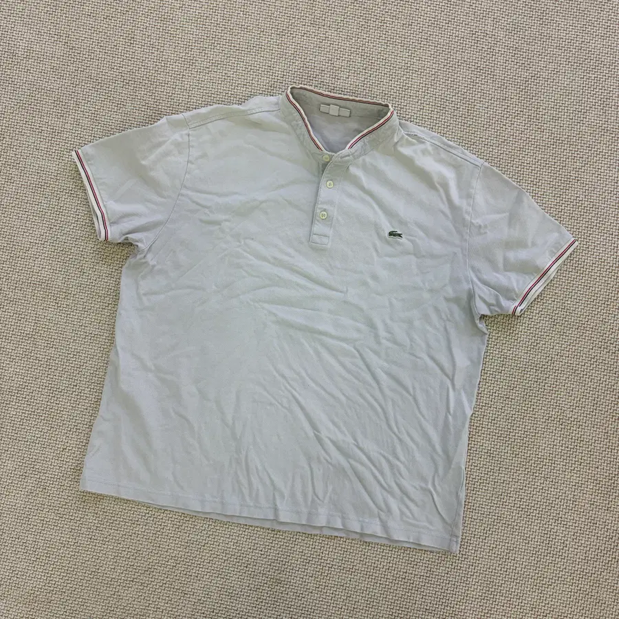 XL 라코스테 차이나카라 반팔 카라티 0716D1