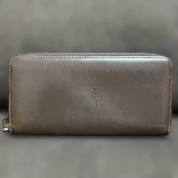Paul Smith 라운드 지퍼 장지갑 브라운