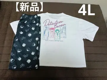새상품 ] 명탐정 코난 하이웨이의 타락천사 T셔츠 하프 팬츠 하기와라 치즈미 4L