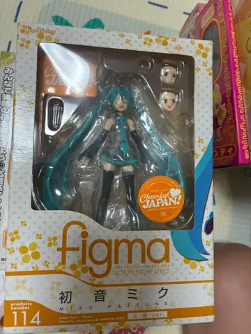 [ 미개봉 ] figma 114 하츠네 미쿠 응원ver. Cheerful JAP -
