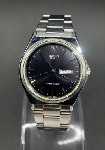 [배터리 교환 완료] CASIO MTP-1240DJ 데이데이트 블랙 다이얼