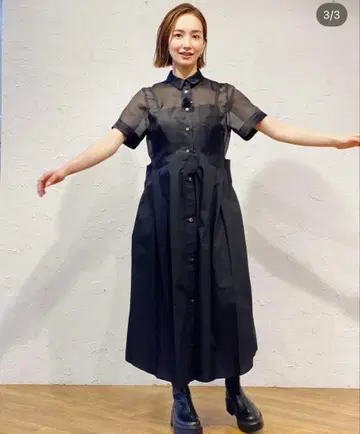 sacai 시스루 원피스