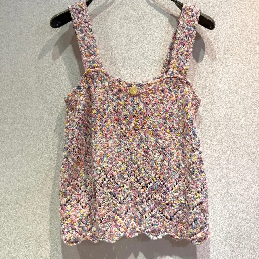 Vibrant Mixed Color Knitted Crop Top
