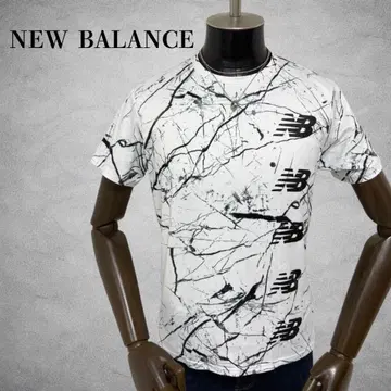 new balance 반팔 T셔츠 올 패턴 T셔츠 트레이닝 T셔츠