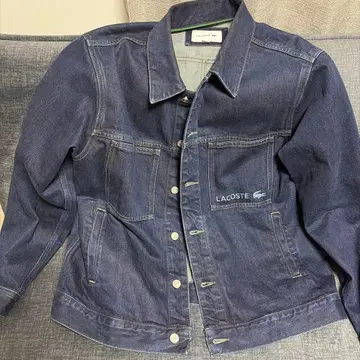 LACOSTE 데님 트래커 자켓