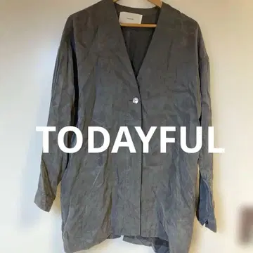 TODAYFUL 칼라리스 새틴 셔츠 그레이 여름 겉옷 에어컨