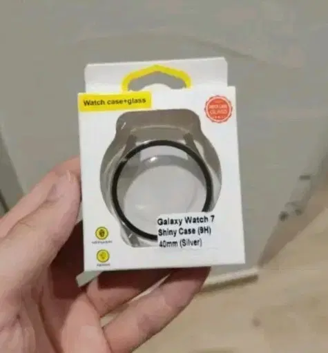 더블D 갤럭시 워치7 40mm 풀커버 실버 케이스