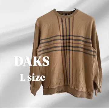 [스테디셀러 인기] DAKS 닥스 트레이닝복 하우스 체크 L 일본제