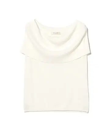 미사용 새상품 Demi-Luxe BEAMS 오프숄더 슬리브리스 니트