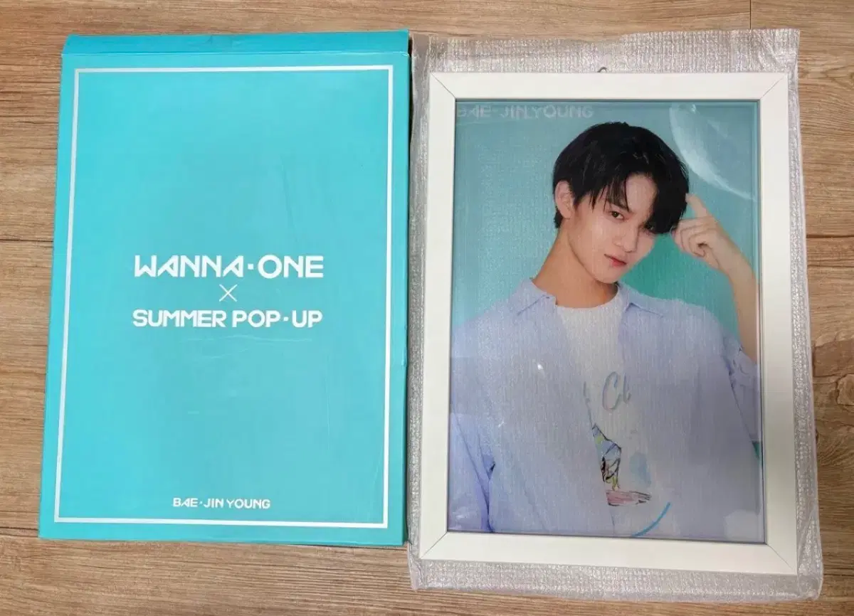 워너원 배진영 썸머 팝업 아크릴 액자 포토카드 일괄 CIX