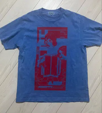 C.E CAV EMPT 그래픽 티셔츠 블루