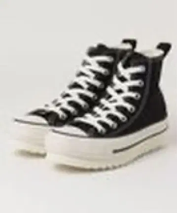 Converse 통굽 하이컷 스니커즈 블랙