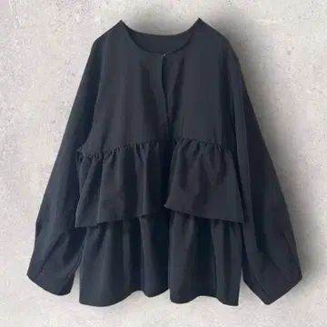 호유키 LL 티어드 프릴 래쉬가드 상의 체형 커버 자외선 차단